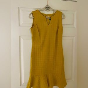 NWOT Mustard yellow petite dress